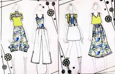 线条艺术 女装设计中不可或缺的灵魂